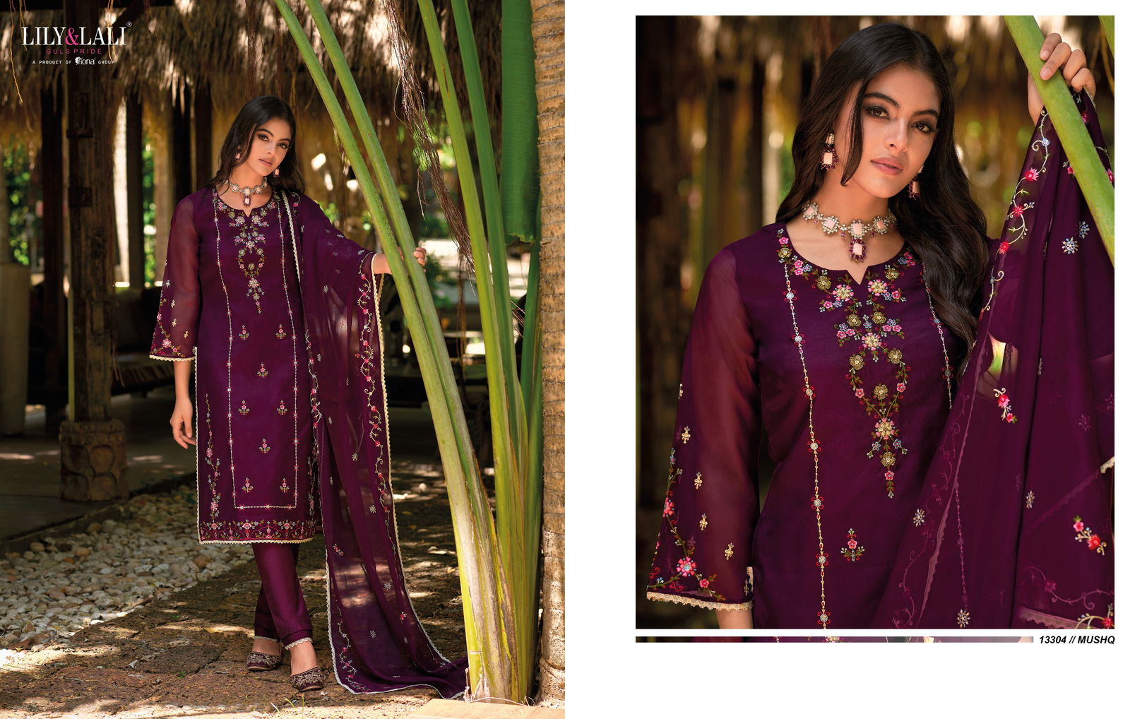 Mushq By Lily And Lali Embroidery Readymade Suits Catalog